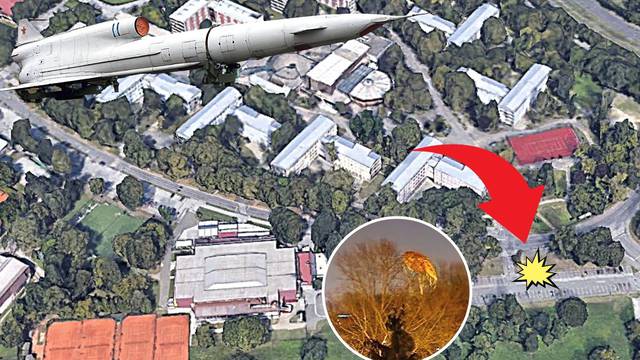 Mjesto gdje je pala bespilotna letjelica u Zagrebu: Blizu je dom za studente, noćni klub, zgrade