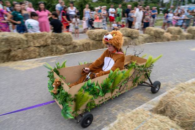 Senj: Održana 1. Senjska maškarana utrka 'Gravity race Senj 2025' podno tvrđave Nehaj