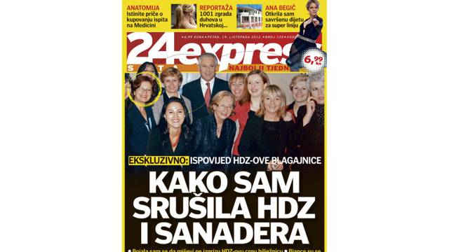 24sataExpress: Ekskluzivna ispovijest HDZ-ove blagajnice!