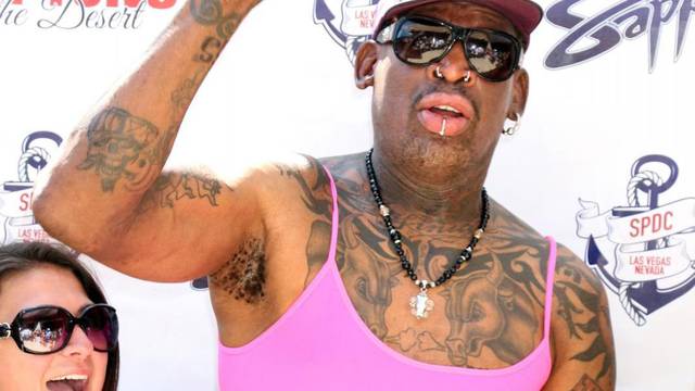 Dennis Rodman Photocall - Las Vegas