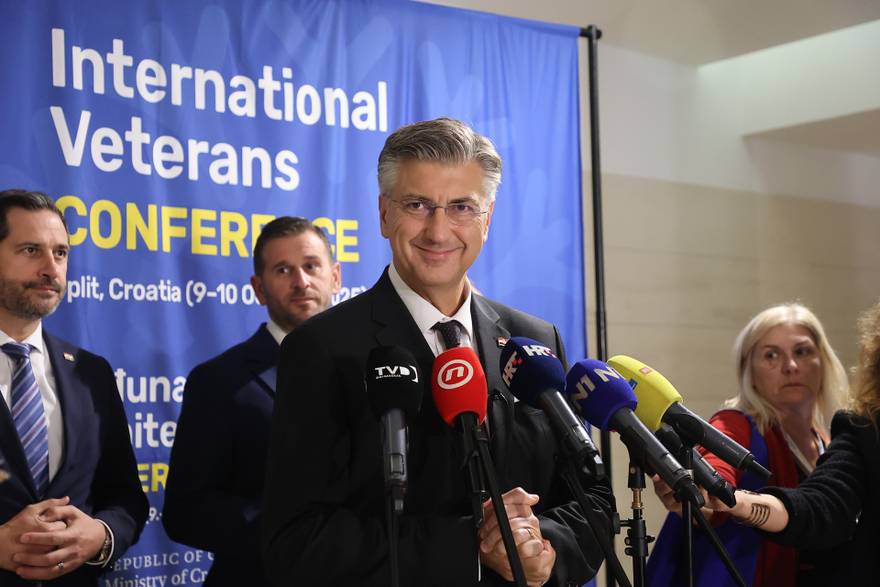 Split: Izjava Andreja Plenkovića na međunarodnoj braniteljskoj konferenciji