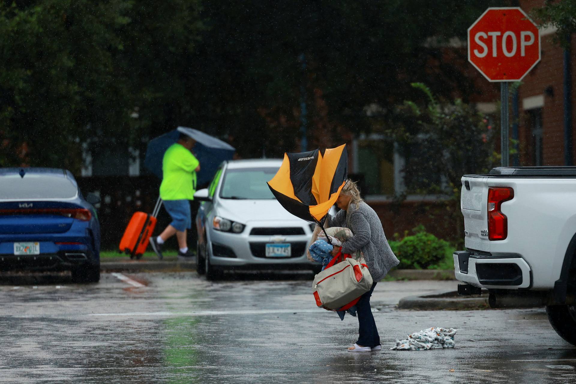 Hurricane Milton approaches, in Florida