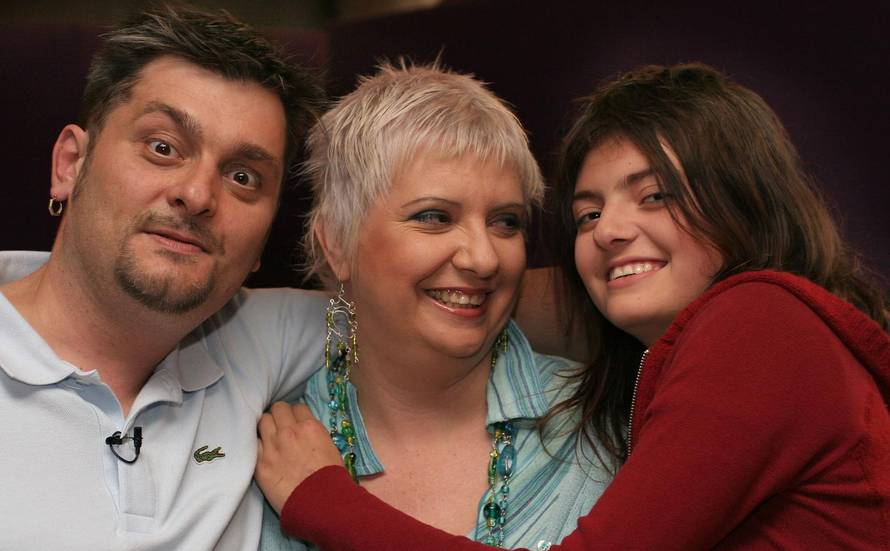 ARHIVA - Zagreb: Dino, Danijela i Ella Dvornik