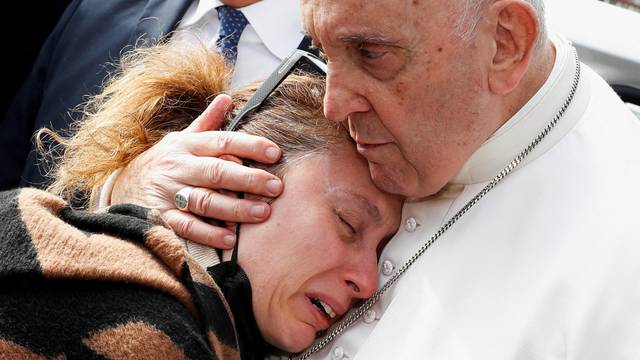 Pope Francis leaves Gemelli hospital in Rome