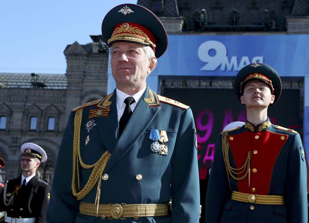 FILE PHOTO: Alexandrov Ensemble leader Khalilov attends Victory Day parade marking 69th anniversary of victory over Nazi Germany in World War Two, in Moscow