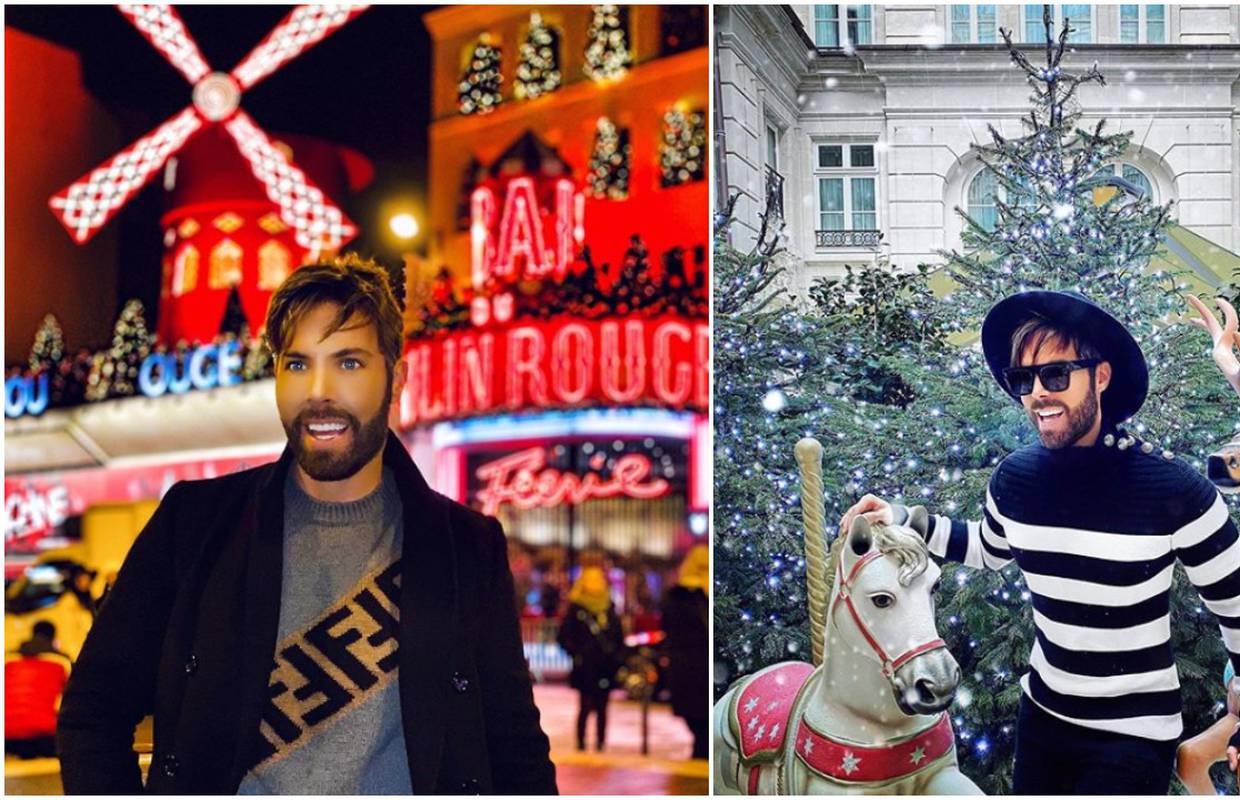 Mačak posjetio slavni kabaret, uživa u pariškoj božićnoj bajci