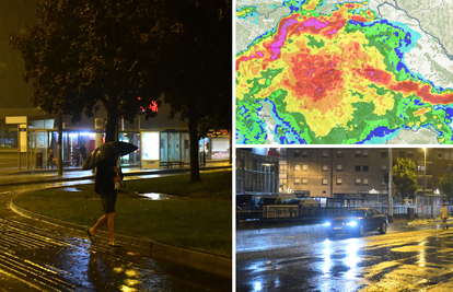 VIDEO Nevrijeme stiglo u Zagreb: 'Satima grmi, lokve su po cestama. Vjetar sve nosi...'