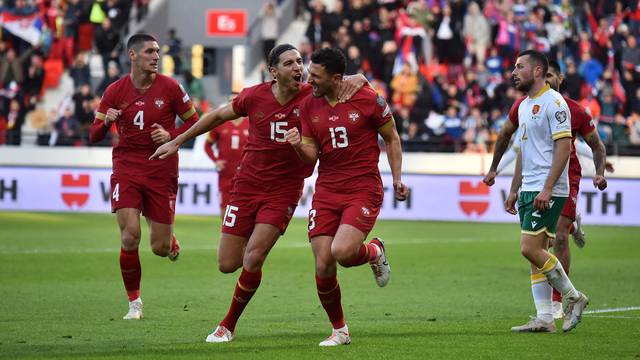 Leskovac: Kvalifikacije za EURO 2024, Srbija - Bugarska 