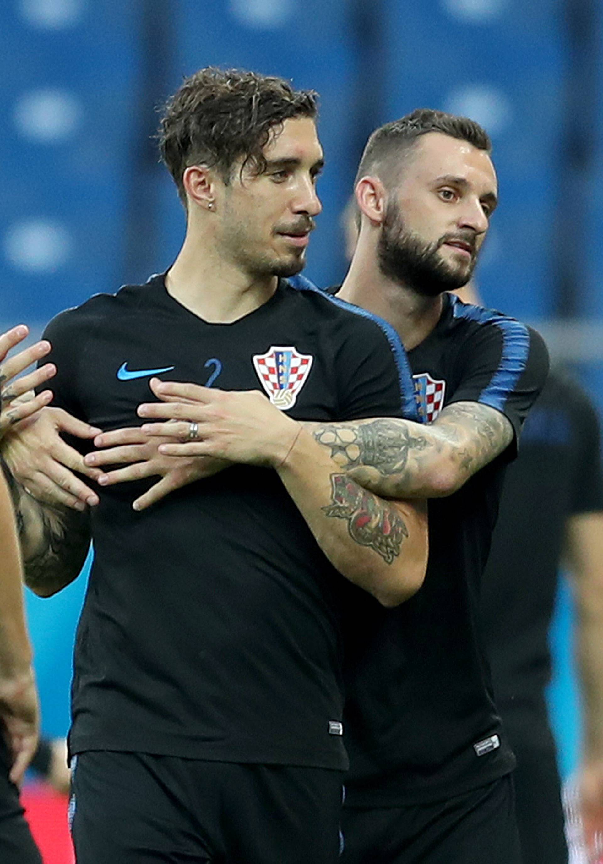 Rebića boli vrat i nije trenirao, Vrsaljko odradio puni trening!