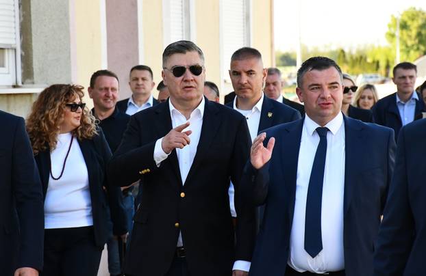 Predsjednik RH Zoran Milanović na obilježavanju Dana Općine Stari Mikanovci