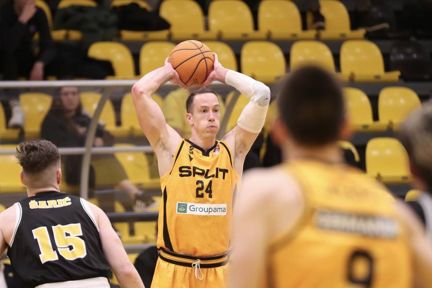 Split: Susret 20. kola prvenstva Hrvatske za košarkaše Split - Dubrava