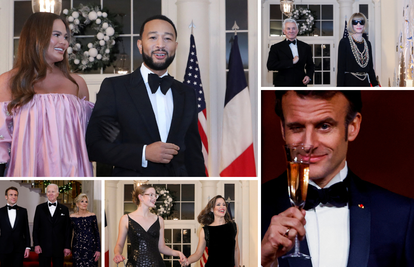 Biden priredio večeru za Brigitte i Emmanuela Macrona u Bijeloj kući, došle i brojne poznate face