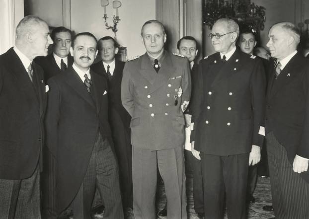 IstvÃ¡n CsÃ¡ky, Besuch in Berlin 1939, Ribbentrop / Foto