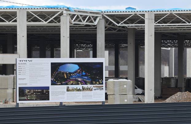 FOTO Radovi kod Rimca na novom kampusu: Dizalice, bageri rade punom parom