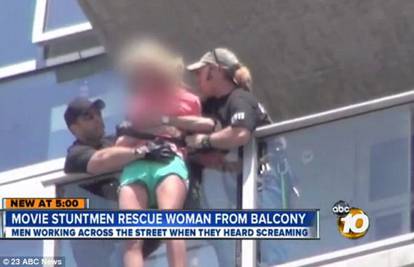 Kaskaderi spasili ženu koja se htjela baciti sa 14. kata zgrade