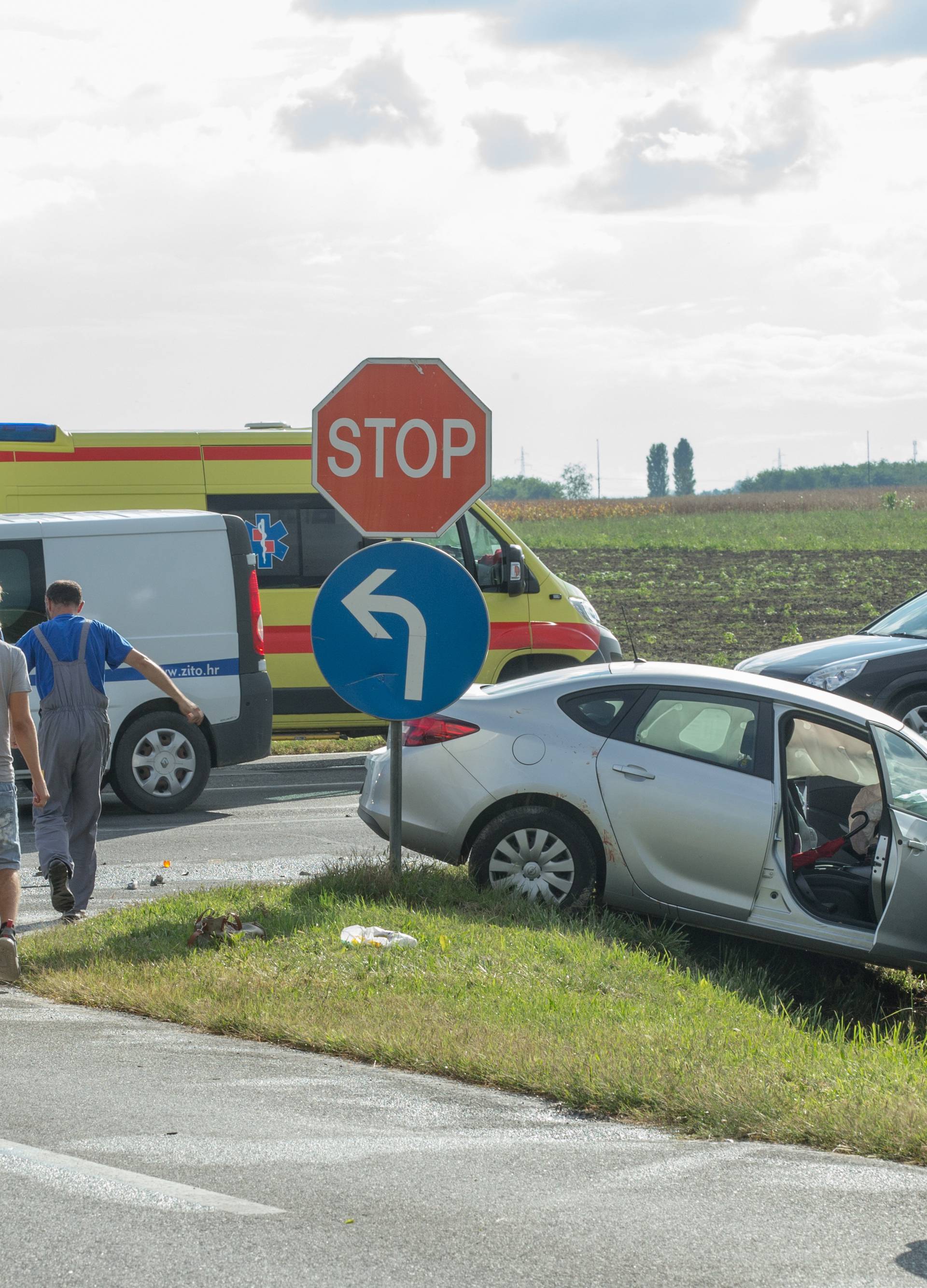 Osijek: Prometna nesreÄa na obilaznici, oÄevid u tijeku