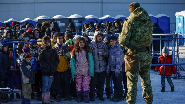 FILE PHOTO: Migrant crisis on the Belarusian-Polish border