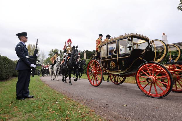 U.S. President Trump makes second state visit to Britain