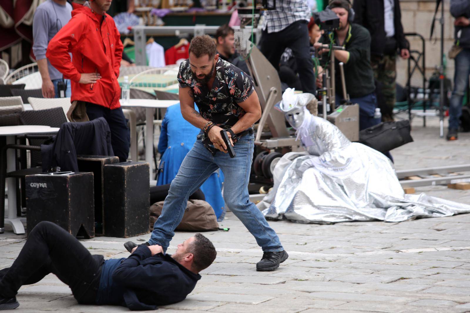 Trogir: Snimanje scena britansko-ameriÄke televizijske serije Strike Back