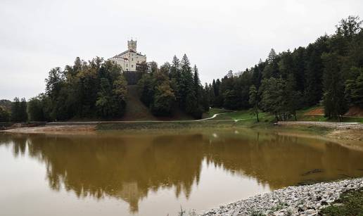 FOTO Jezero Trakošćan puni se zbog obilne kiše: 'Zasad ima 96 tisuća metara kubnih vode!'