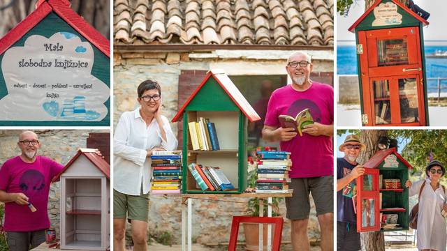 'Kućice knjižnice' iz Pule postale pravi hit: Nema zakasnine, a poželjno je donijeti svoju knjigu