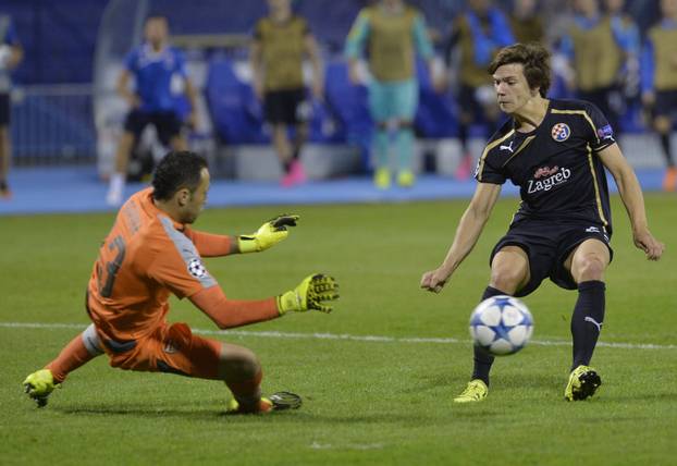 Zagreb: UEFA Liga prvaka, skupina F, 1. kolo, GNK Dinamo - Arsenal FC