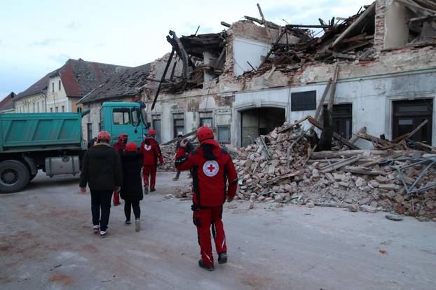 Posljedice razornog potresa u Petrinji i okolici