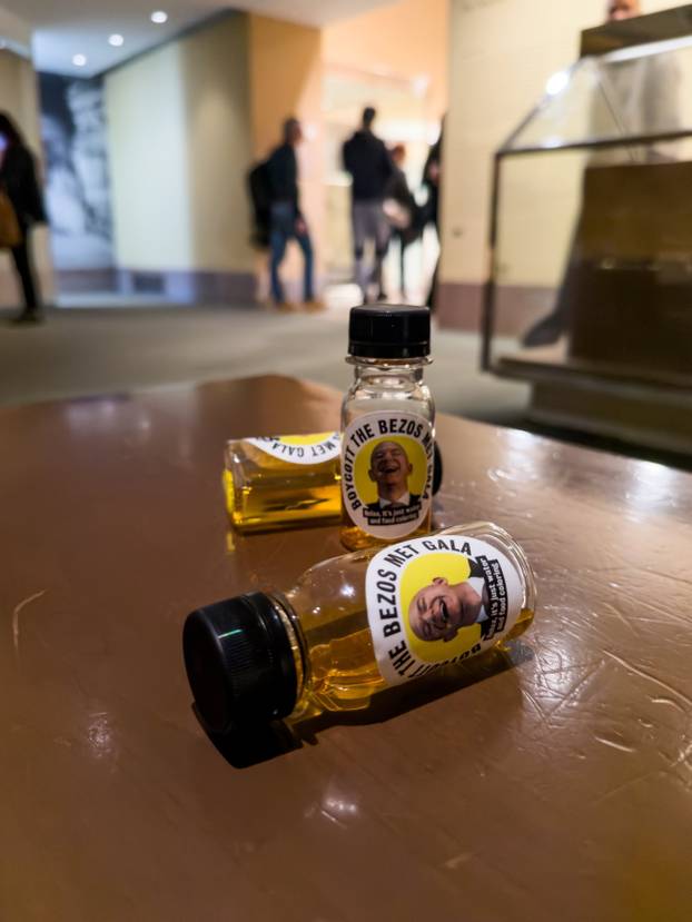 Hundreds of bottles of fake 'urine' hidden in the Met Museum ahead of the Met Gala