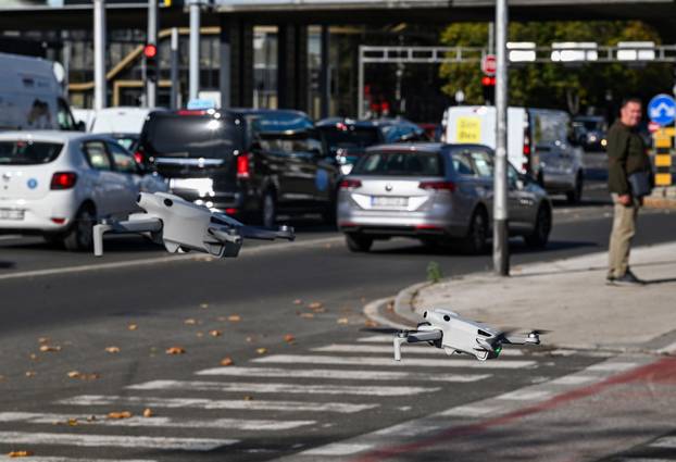 Zagreb: Policija uz pomoć dronova provodi pojačani nadzor prometa