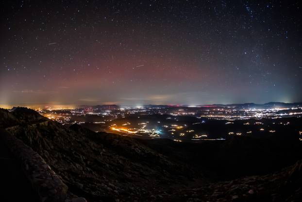 Aurora Borealis promatrana s vrha Biokova Sv. Jure 