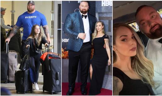 Thor i žena na premijeri: Ima 140 kg manje, ponesi joj kofere