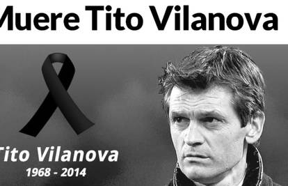 Tužna vijest: U 46. godini je od raka preminuo Tito Vilanova...