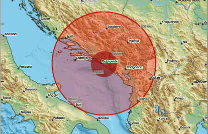 Potres jačine 5.6 po Richteru probudio Crnu Goru! Osjetio se i u Dalmaciji: 'Dobro je zaljuljalo'