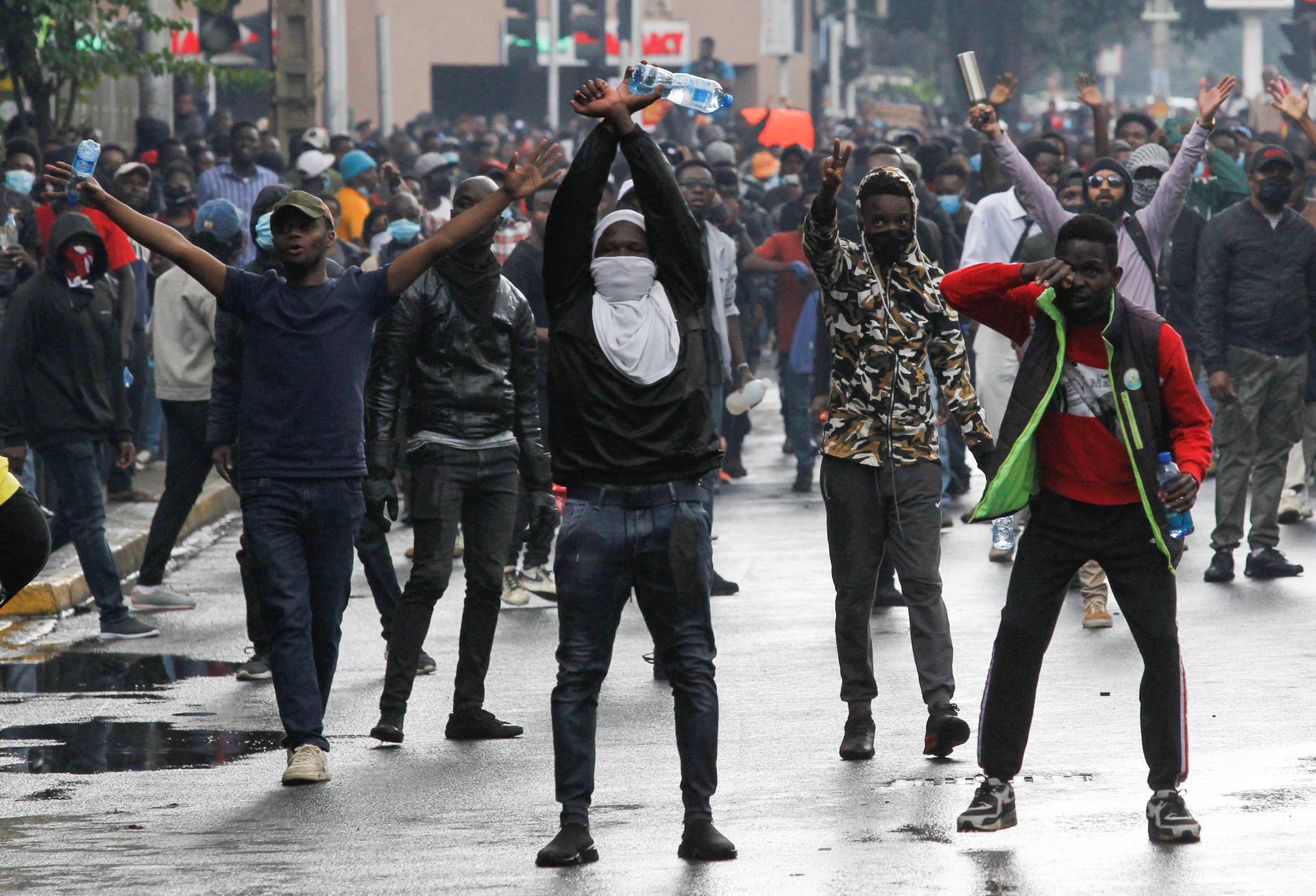 Anti-finance bill protesters clash with police in Nairobi