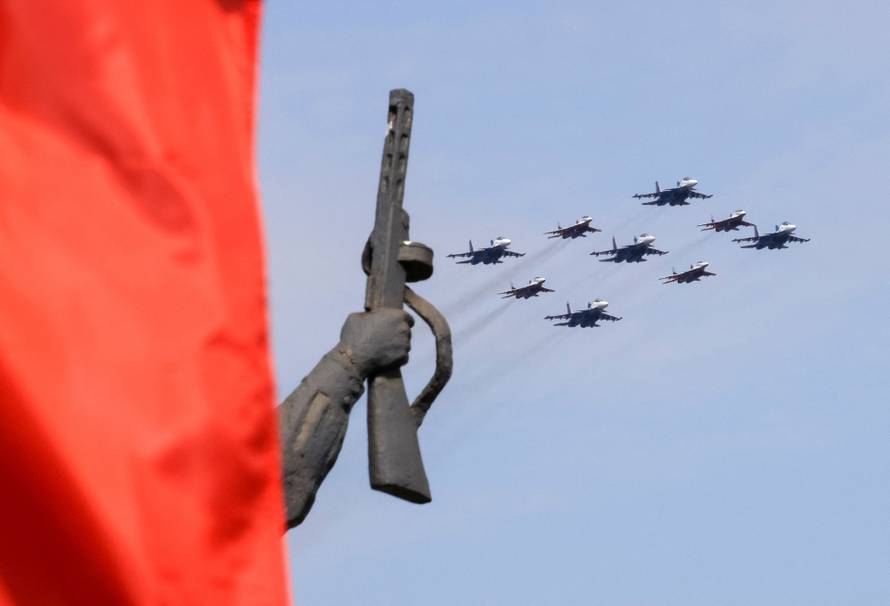 Rehearsal for Victory Day Parade in Moscow