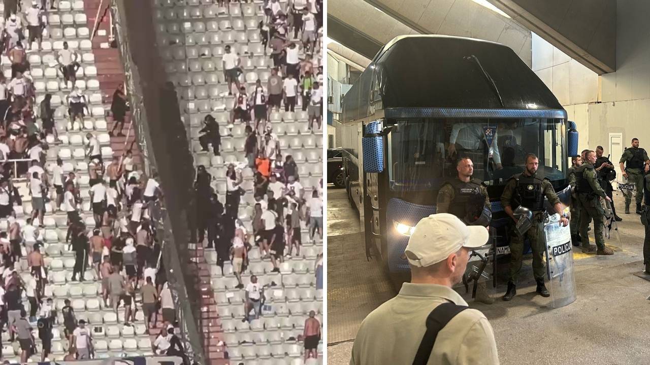 Kaos nakon derbija: Torcida se sukobila s policijom na istoku, specijalci čuvali Dinamov bus!