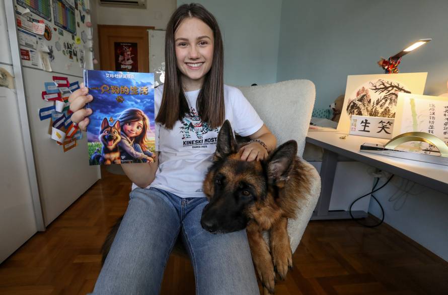 Samobor: Ema Dujmović (13)  sudjelovala na natjecanju iz kineskog jezika u Kini