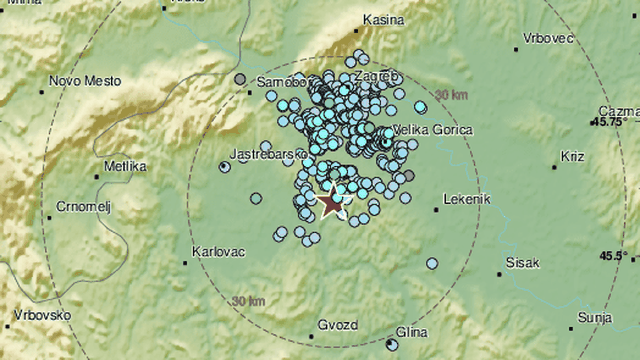 Slabiji potres kod Velike Gorice, jačine 2,2 po Richteru: 'Čulo se kao eksplozija, sve se zatreslo'