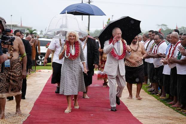 Britain's King Charles and Queen Camilla visit Samoa