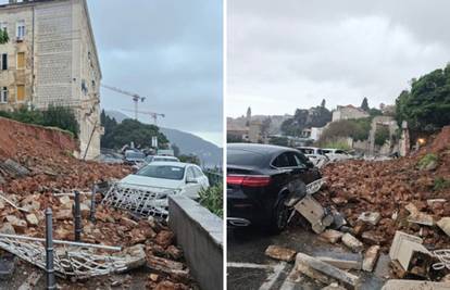 Užas u Dubrovniku: Odronio se zid obiteljske kuće na cestu! Automobili zatrpani kamenjem