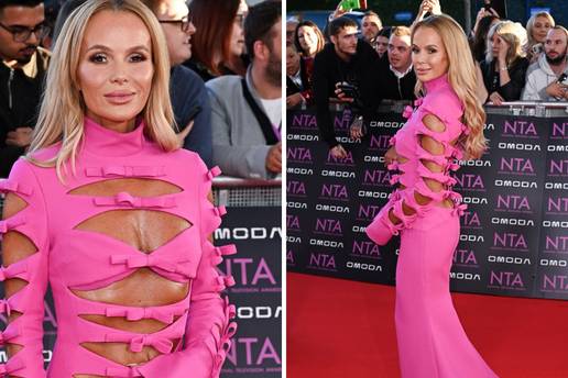 FOTO 'Ma&scaron;nice' jedva izdr&zcaron;ale!  Britanska voditeljica (55) ukrala svu pa&zcaron;nju na dodjeli nagrada...