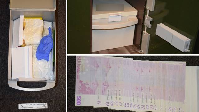 FOTO U banci u sefu skrivala je kokain i 87.400 eura: Žena (27) iz Zagreba ide u istražni zatvor