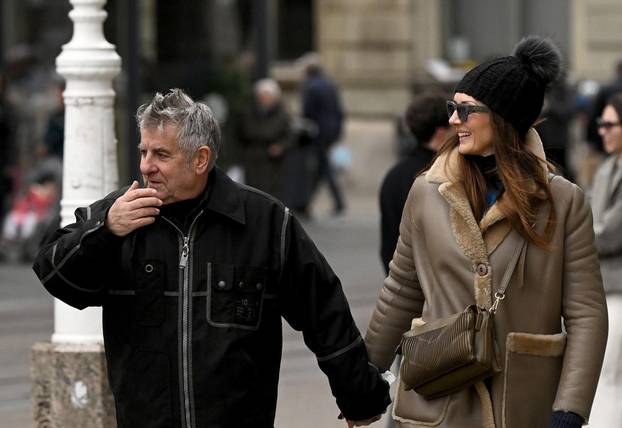 Zagreb: Ivica Propadalo sa suprugom Draganom Todorovi&cacute; pro&scaron;etao gradom