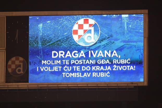 Zagreb: Prije po&Auml;etka Dinamove povijesne utakmice "pala" je i pro&Aring;&iexcl;nja