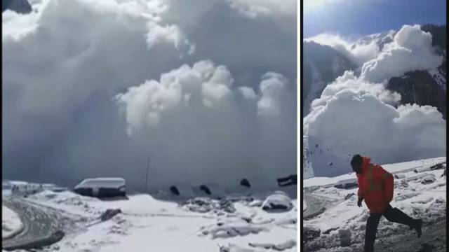 VIDEO Velika snježna lavina u Indiji: Pogledajte kako se u jednom trenutku sve zabijelilo
