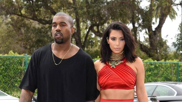 Kanye West and Kim Kardashian File Photo