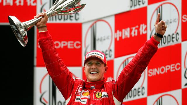 Formula One Shanghai - Podium Michael Schumacher