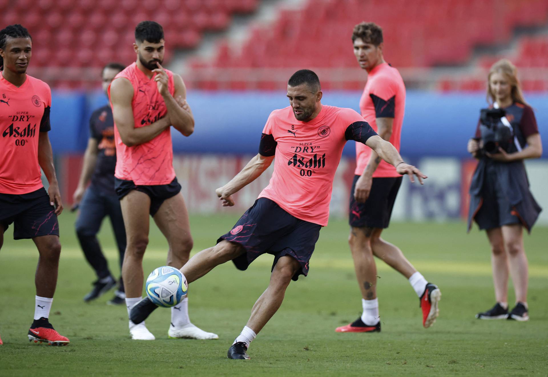 UEFA Super Cup - Manchester City Training