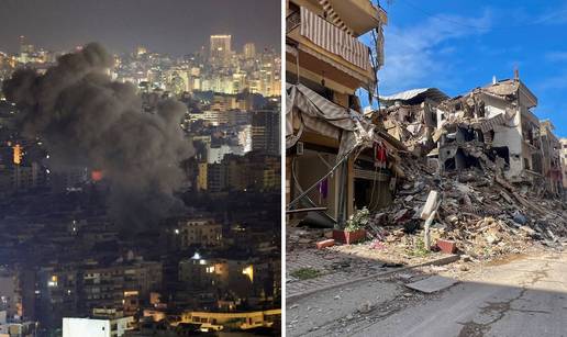 FOTO RU&Scaron;EVINE, O&Ccaron;AJ I STRAH Izrael &zcaron;estoko napao Bejrut: Eksplozije stalno 'tresu' grad...