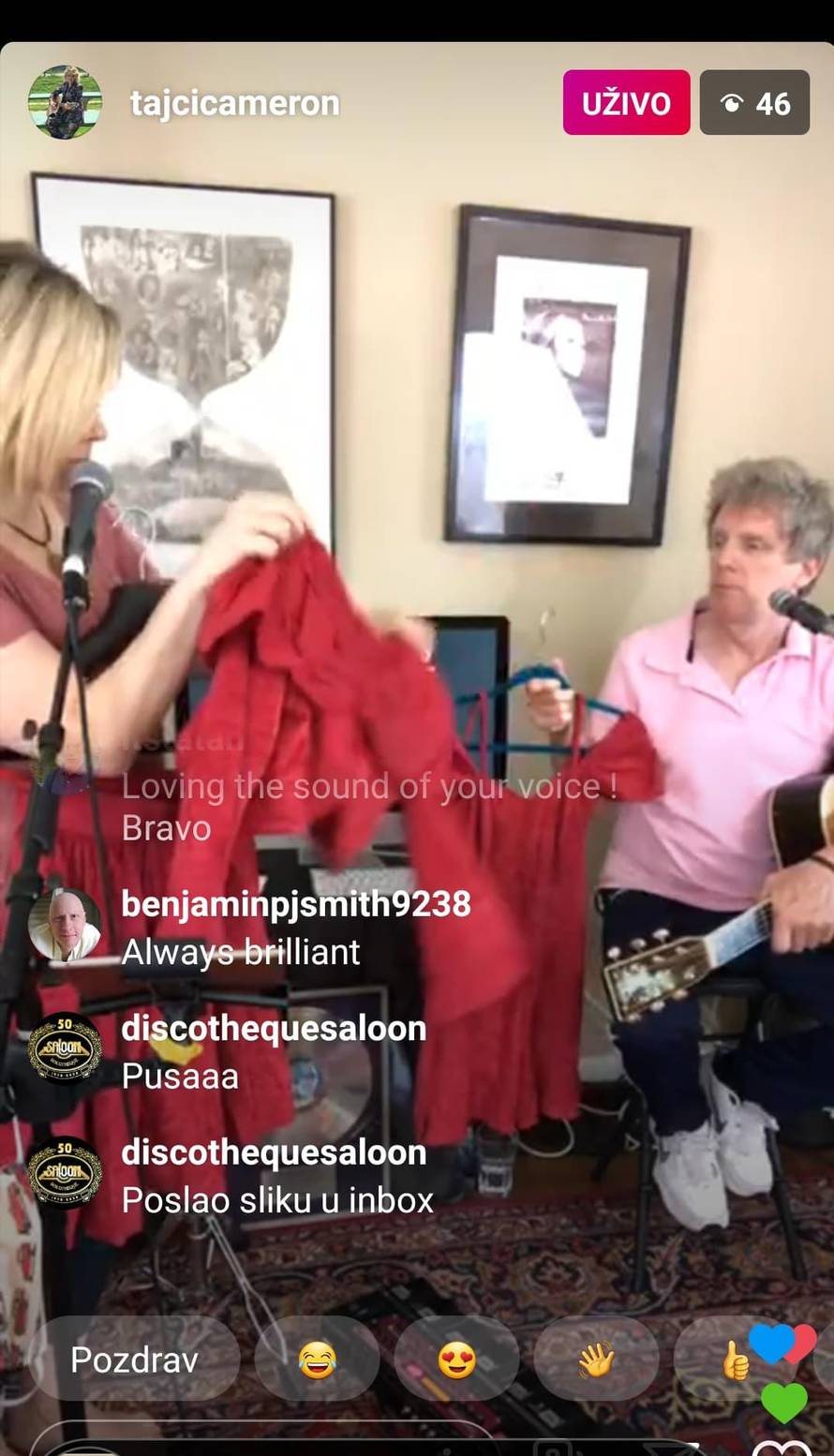 Tajči htjela otpjevati 'Hajde da ludujemo' pa joj isključili live...